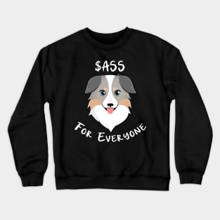 ASS Finance token coin Crypto coin $ass Crytopcurrency australian safe shepherd Crewneck Sweatshirt